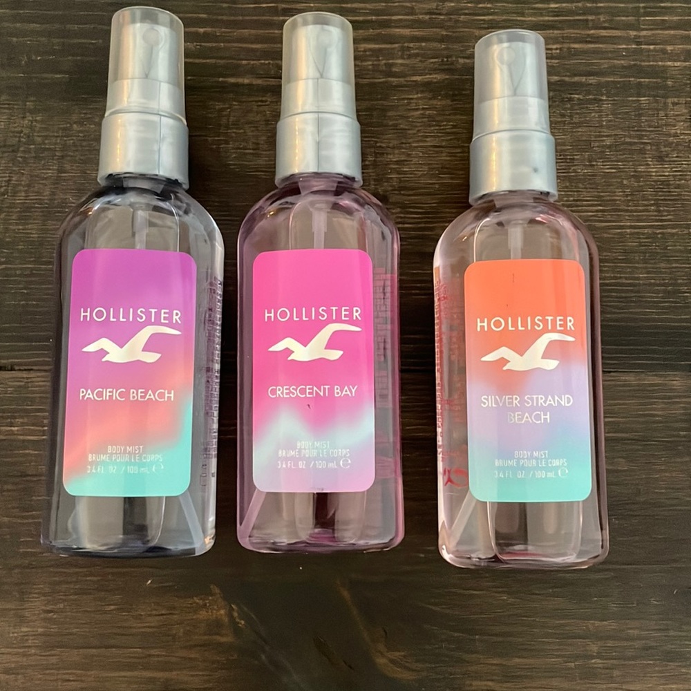 Hollister Body Mist 3 pack